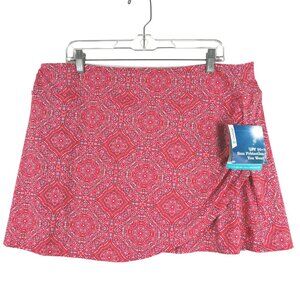 Coolibar Big Wave Swim Skort‎ Womens XL Printed Multicolored NWT SS-1892